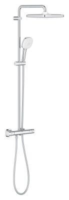GROHE Tempesta System 250 Cube Duvara monte termostatik bataryalı duş sistemi Krom
