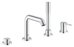 GROHE Essence Dört delikli küvet bataryası Krom 19578001