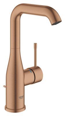 GROHE Essence Tek kumandalı lavabo bataryası 1/2" L-Boyut Bronz Brushed Warm Sunset 24174DL1