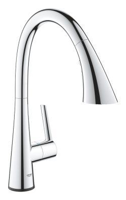 GROHE Zedra Touch Elektronik tek kumandalı eviye bataryası Krom