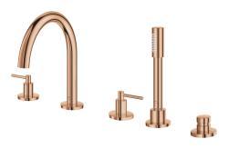 GROHE Atrio 5 delikli küvet bataryası Bronz Warm Sunset 29407DA0