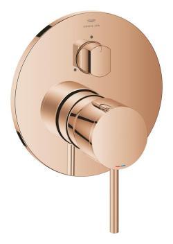 GROHE Atrio Tek kumandalı 3 yönlü banyo bataryası Bronz Warm Sunset