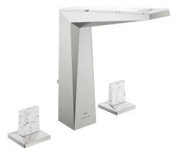 GROHE Allure Brilliant Private Collection 3 delikli lavabo bataryası L-Boyut Supersteel Infinity Kaplama 20668DC0