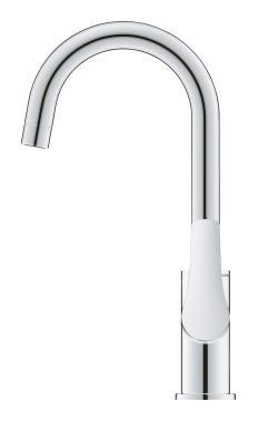GROHE Eurosmart Tek kumandalı lavabo bataryası 1/2" L-Boyut Krom 23970003