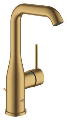 GROHE Essence Tek kumandalı lavabo bataryası 1/2" L-Boyut Altın Brushed Cool Sunrise 24174GN1