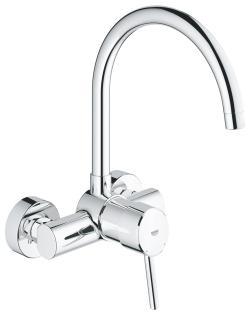 GROHE Concetto Tek kumandalı eviye bataryası Krom 32667001