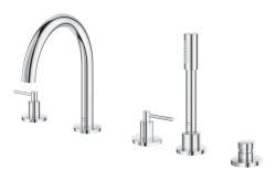 GROHE Atrio 5 delikli küvet bataryası Krom 29407000