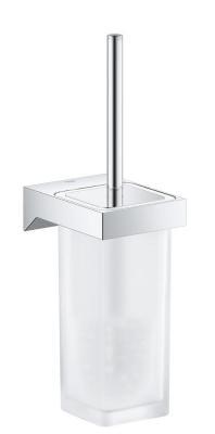 GROHE Selection Cube Tuvalet fırçası seti Krom