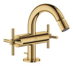 GROHE Atrio Tek delikli bide bataryası 1/2 Altın Cool Sunrise