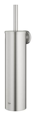 GROHE Essentials Metal tuvalet fırçası seti Supersteel Infinity Kaplama