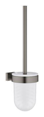 GROHE Essentials Cube Tuvalet fırçası seti Antrasit Brushed Hard Graphite