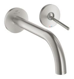 GROHE Atrio 2 Delikli joystick lavabo bataryası Supersteel Infinity Kaplama 29406DC0