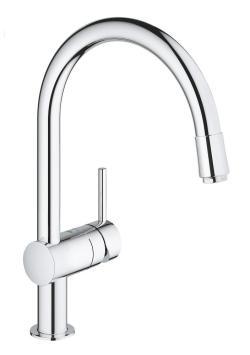 GROHE Minta Tek kumandalı eviye bataryası Krom 32918000
