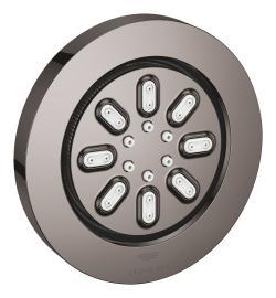 GROHE Rainshower Aqua Yuvarlak yan duş, 2 fonksiyonlu Antrasit Hard Graphite