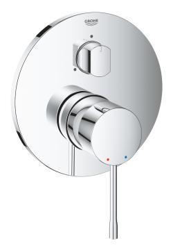 GROHE Essence Tek kumandalı 3 yönlü banyo bataryası Krom 24169001