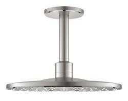 GROHE Rainshower SmartActive 310 Tepe duşu seti 142 mm, 2 akışlı Supersteel Infinity Kaplama