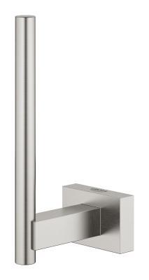GROHE Essentials Cube Yedek tuvalet kağıtlığı Supersteel Infinity Kaplama