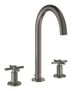 GROHE Atrio 3 delikli lavabo bataryası L-Boyut Antrasit Brushed Hard Graphite 20643AL0