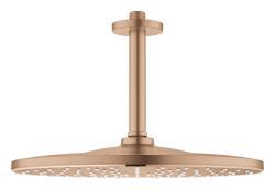 GROHE Rainshower 310 Tepe duşu seti 142 mm, tek akışlı Bronz Brushed Warm Sunset