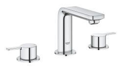 GROHE Lineare 3 delikli lavabo bataryası 1/2" M-Boyut Krom