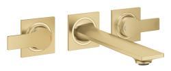 GROHE Allure 3 delikli lavabo bataryası 1/2" M-Boyut Altın Brushed Cool Sunrise 20193GN2
