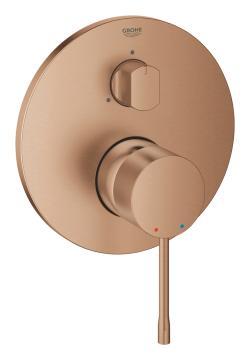 GROHE Essence Tek kumandalı 3 yönlü banyo bataryası Bronz Brushed Warm Sunset 24169DL1