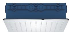 GROHE Rainshower Aqua Mono Tavan duşu, 1 fonksiyonlu, ankastre gövde dahil Krom