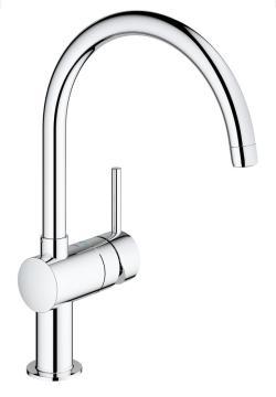 GROHE Minta Tek kumandalı eviye bataryası Krom 32917000
