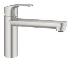GROHE Eurosmart Tek kumandalı eviye bataryası Supersteel Infinity Kaplama 30463DC0