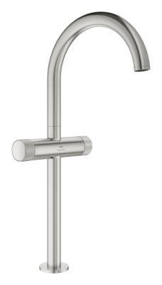 GROHE Atrio Private Collection Tek delikli lavabo bataryası 1/2" XL-Boyut Supersteel Infinity Kaplama 21142DC0