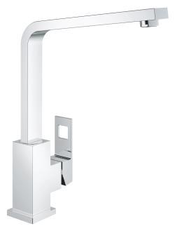 GROHE Eurocube Tek kumandalı eviye bataryası Krom 31255000