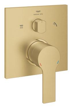 GROHE Allure Tek kumandalı 3 yönlü banyo bataryası Altın Brushed Cool Sunrise