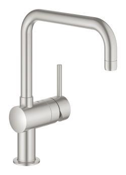 GROHE Minta Tek kumandalı eviye bataryası Supersteel Infinity Kaplama 32488DC0
