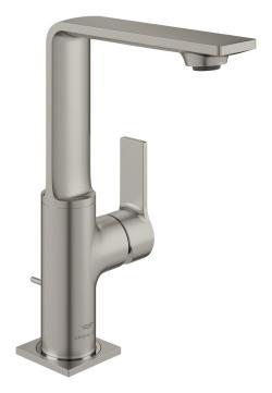 GROHE Allure Tek kumandalı lavabo bataryası 1/2" L-Boyut Paslanmaz Çelik Satin Steel