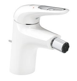 GROHE Eurostyle Tek kumandalı bide bataryası S-Boyut Beyaz, krom