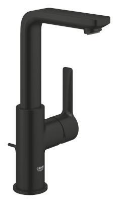 GROHE Lineare Tek kumandalı lavabo bataryası 1/2" L-Boyut Siyah Matt Black