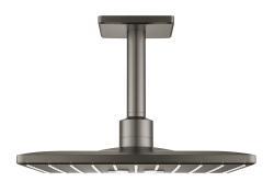 GROHE Rainshower SmartActive 310 Cube Tepe duşu seti 142 mm, 2 akışlı Antrasit Brushed Hard Graphite