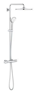 GROHE Euphoria System 310 Duvara monte termostatik bataryalı duş sistemi Krom