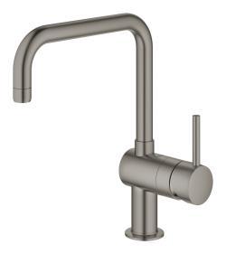 GROHE Minta Tek kumandalı eviye bataryası Antrasit Brushed Hard Graphite 32488AL0