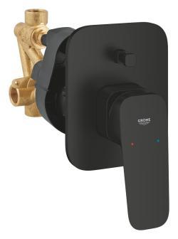 GROHE Cubeo Tek kumandalı banyo bataryası Siyah Matt Black 1017762430