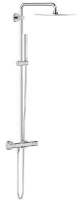 GROHE Euphoria System 230 Duvara monte termostatik bataryalı duş sistemi Krom