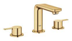 GROHE Lineare 3 delikli lavabo bataryası 1/2" M-Boyut Altın Cool Sunrise