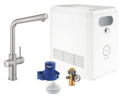 GROHE Blue Professional L tipi çıkış ucu Supersteel Infinity Kaplama