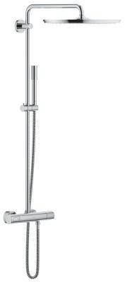 GROHE Rainshower System 400 Duvara monte termostatik bataryalı duş sistemi Krom