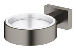 GROHE Essentials Cube Sabunluk tutacağı Antrasit Brushed Hard Graphite