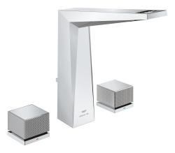 GROHE Allure Brilliant Private Collection 3 delikli lavabo bataryası L-Boyut Krom 20670000