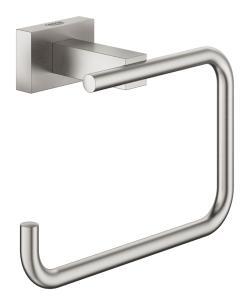 GROHE Essentials Cube Tuvalet kağıtlığı Supersteel Infinity Kaplama
