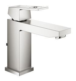 GROHE Eurocube Tek kumandalı lavabo bataryası M-Boyut Supersteel Infinity Kaplama