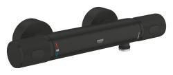 GROHE Precision Feel Termostatik duş bataryası Siyah Matt Black