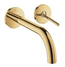 GROHE Atrio 2 Delikli joystick lavabo bataryası Altın Cool Sunrise 29406GL0